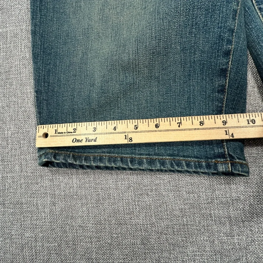Vintage Lauren Ralph Lauren Denim Bermuda Shorts Womens 12 Chelsea Side Zip NEW